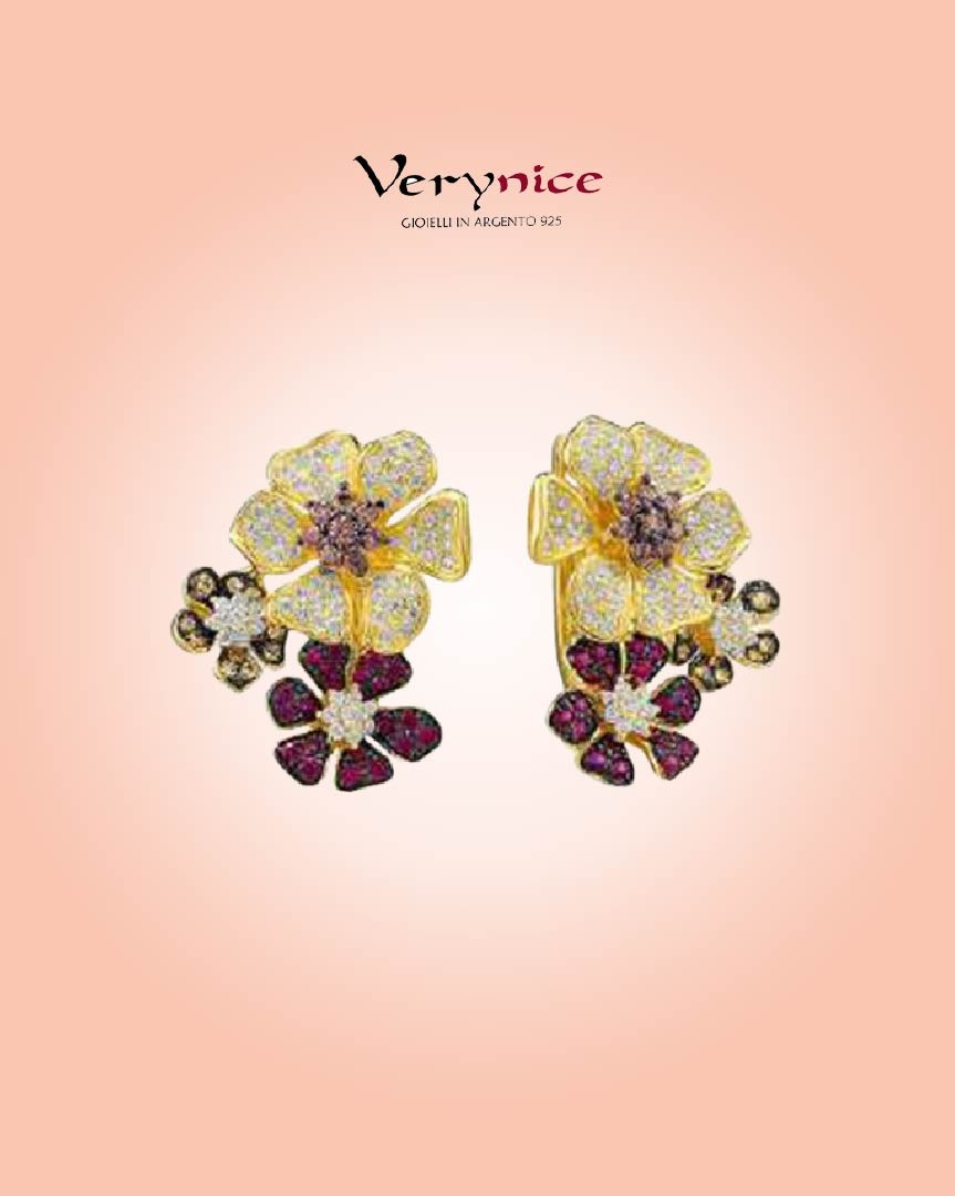 orecchini fiori